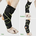 Dog leg brace front